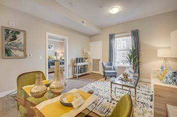 Open concept living areas
